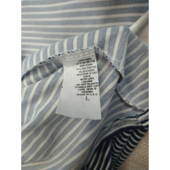 Cute Midi Striped Bodycon Dress with open back, super soft and Stretchy - Picture 11 of 11